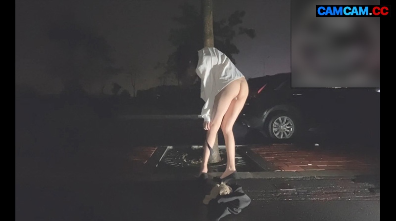Chinese Amateur – Naked on road 2
