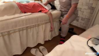 마사지 받는 배그 BJ 유설아