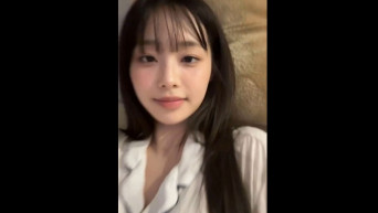 츄_방송중 잠옷입고 노템_꼭툭튀
