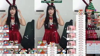 키리콩 산타걸 리액션