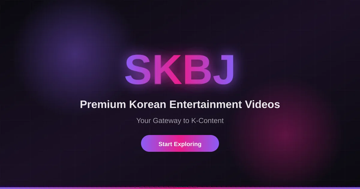 Korean BJ Video | SKBJ